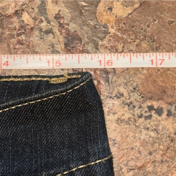 Gloria Vanderbilt Women’s Dark Wash High Rise Jeans Size 10 Double Button - Picture 9 of 11